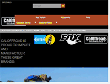 Tablet Screenshot of caloffroad.com.au